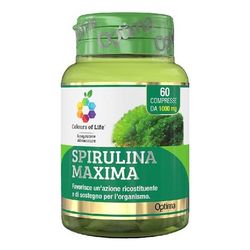 Colours of Life® Spirulina Maxima 60 g Compresse