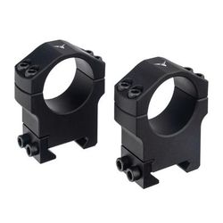 TRYBE Optics Advanced Scope Rings 30mm High Black TROHERNG30H