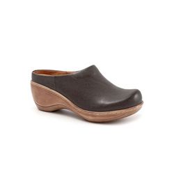 Women's Madison Clog by SoftWalk in Dark Grey (Size 10 1/2 M)