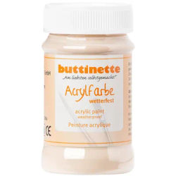 buttinette Peinture acrylique résistante aux intempéries, couleurs différentes, 100 ml