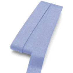 buttinette Biais jersey, bleu, largeur : 2 cm, longueur : 3 m