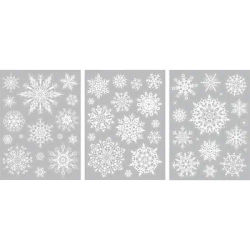 Heyda Motifs adhésifs "flocons de neige" pour fenêtre