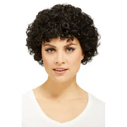 Perruque à cheveux courts, noir