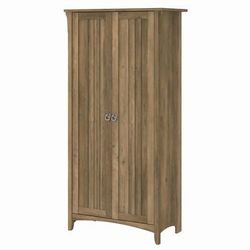 Bush Furniture Salinas Tall Storage Cabinet with Doors in Reclaimed Pine - Bush Furniture SAS332RCP-03