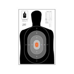 Action Target B-27E PROS Target 100 Pack Black/Grey/Orange B-27E PROS