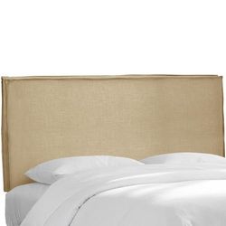 Lorel Slipcover Headboard by Skyline Furniture in Linen Sandstone (Size KING)