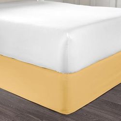 BH Studio Microfiber Bedskirt by BH Studio in Maize (Size KING)