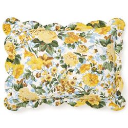 100% Cotton Florence Sham by BrylaneHome in Floral Multi (Size STAND) Pillow