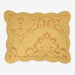 Amelia Sham by BrylaneHome in Honey Gold (Size KING) Pillow
