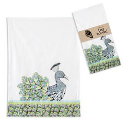 Peacock Tea Towel - Box of 4 - CTW Home Collection 780235