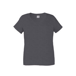 Delta 19400C Women's Ringspun 20/1s Curvy Top in Charcoal Heather size 2X | Cotton