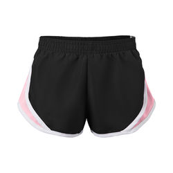 Soffe 081G Girls Team Shorty Short in Black/Soft Pink size XL | Polyester