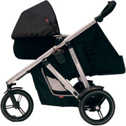 Phil & Teds Peanut Bassinet for Vibe in Black/Black