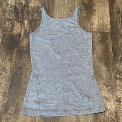 Lululemon Athletica Tops | Lululemon Gray/Silver Tank With Scoop Back | Color: Gray/Silver | Size: 4