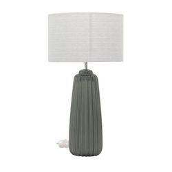 Juniper + Ivory 24 In. x 13 In. Traditional Table Lamp Grey Ceramic - Juniper + Ivory 60785