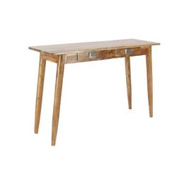 Juniper + Ivory 29 In. x 45 In. Modern Console Table Natural Brown Wood - Juniper + Ivory 28787