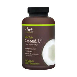 plnt® Organic Extra Virgin Coconut Oil - 1,000 MG (120 Softgels)