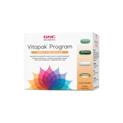 GNC WOMEN'S Energy & Metabolism Vitapak - Complete 4-In-1 Program With Multivitamin, Omega-3, L-Carnitine, & Thermogenics (30 Daily