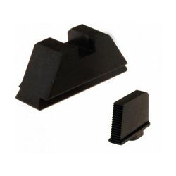 AmeriGlo BLK Front and Rear set All For Glock Models. Tall set for suppressor use. BLK Front/Rear GL-429