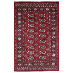 HERAT ORIENTAL Handmade One-of-a-Kind Bokhara Wool Rug 3' x 4'10 - 3' x 4'10