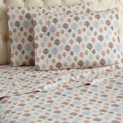 Micro Flannel® Tree Print Sheet Set by Shavel Home Products in Flannel (Size CALKNG)