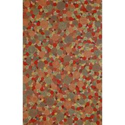 Liora Manne Visions III Giant Swirls Indoor/Outdoor Rug Fiesta 8'x10' - Trans Ocean VEB80310224