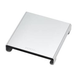 Satechi USB Type-C Aluminum Monitor Stand Hub for Apple iMac (Silver) ST-AMSHS