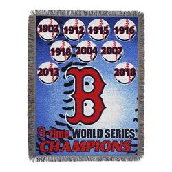 Red Sox Commemorative Series Throw by MLB in Multi