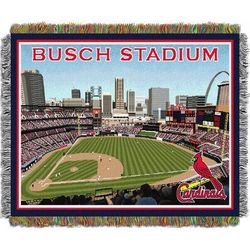 New Busch Stadium Throw by MLB in Multi