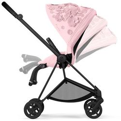 Cybex Mios 2 with Lux Bassinet + Cloud Q Travel System Bundle - Simply Flowers - Pale Blush