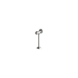 Chicago Faucets Angle Urinal Valve with Push Button Handle, Loose Wall - Chrome