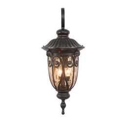 " Viviana 3 Lights Exterior Lights Wall Mount in Oil-Rubbed Bronze - Yosemite Home Décor 519LDIORB"