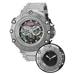 Open Box Invicta Subaqua Shutter Swiss Ronda 5050.C Caliber Men's Watch w/ Metal Mother of Pearl Oyster Dial - 52mm Steel - (AIC-32949)