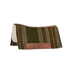 Cashel Blanket Top Performance Felt Pad - 34x36 - Olive - Smartpak