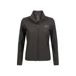 LeMieux Team SoftShell Jacket - L - Grey - Smartpak