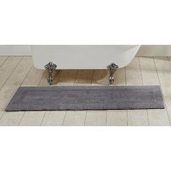 Lux Collections Bath Mat Rug 20" X 60" Runner by Better Trends in Gray