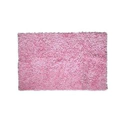 Bella Premium Jersey Shaggy Area Rug by Home Weavers Inc in Baby Pink (Size 42" X 66")