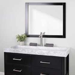 Randolph Morris Hannah 49 Inch Marble Rectangular Vessel Sink RMFA-119-49