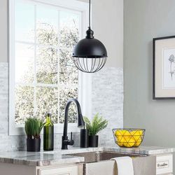 Randolph Morris Allora Single Pendant Light RMGL630-1-MB