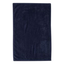 Q-Tees T300 Deluxe Hemmed Hand Towel in Navy Blue | Cotton