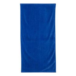 Q-Tees QV3060 Velour Beach Towel in Royal Blue | Cotton