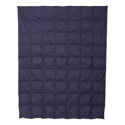 Weatherproof 18500 32 Degrees Packable Down Blanket in Navy Blue | Duck down/feather filling G18500