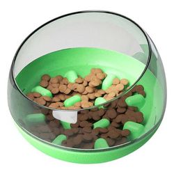 Green 'Tumbowl' Slow Feeding Pet Bowl, 5 Cups, 40 FZ