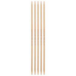 Prym Aiguilles double pointes, bambou, 15 cm