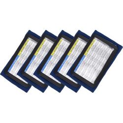Sports Unlimited Adult Football Triple Wrist Coach (5 Pack) Navy
