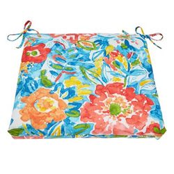 BH Outdoor Performance Patio Chair Cushion by BrylaneHome in Poppy Blue Patio Cushion