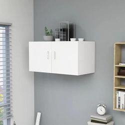 vidaXL Armadietto da Parete Bianco 80x39x40 cm in Legno Multistrato