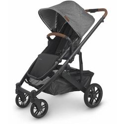 UPPAbaby CRUZ V2 Stroller - Greyson (Charcoal Melange/Carbon/Saddle Leather)