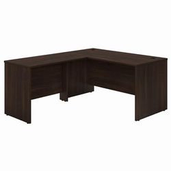 Bush Business Furniture Studio C 60W x 30D L Shaped Desk with 42W Return in Black Walnut - Bush Business Furniture STC050BW