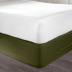 BH Studio Microfiber Bedskirt by BH Studio in Green (Size KING)